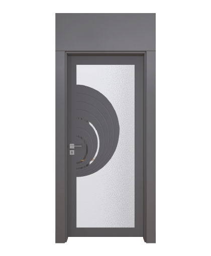BY-6005V Porte intérieure Laqué Vitrée